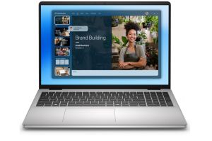 Лаптоп Dell 16 DC16251, Intel Core 7 150U (10 cores, up to 5.4 GHz), 16.0" FHD+(1920x1200) AG 300nits, 32GB, 2x16GB, DDR5, 5200MT/s, 1TB M.2 PCIe, Intel Graphics, Cam, FPR, Wi-Fi 6E, Backlit Kb, Ubuntu, Silver, Aluminium,3Y PS