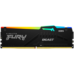 Kingston 64GB 5600MT/s DDR5 CL36 DIMM (Kit of 2) FURY Beast RGB