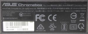 Asus Chromebox CN62 Celeron
