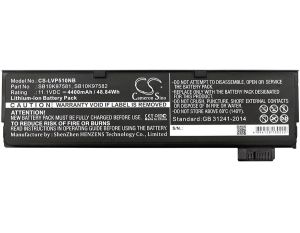 Батерия за лаптоп  LENOVO Thinkpad P51S, Thinkpad T470, Thinkpad T570, 01AV422 LiIon 11.1V 4400mAh CAMERON SINO