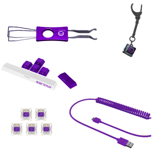 LORGAR KBP70MW, Wireless 65% Mechanical Gaming Keyboard Pro, White, EN layout