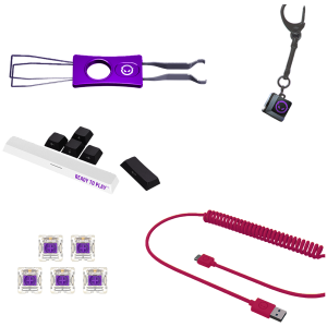 LORGAR KBP70MW, Wireless 65% Mechanical Gaming Keyboard Pro, Black/red, EN layout