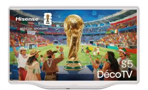 Телевизор Hisense 32" S5Q, Full HD 1920x1080, QLED, 220 nits, HDR, HLG, DTS HD, Light Sensor, Dolby Audio, Smart TV, WiFi, WiFi Direct, 2xHDMI, 2xUSB, LAN, CI+, DVB-T2/C/S2, White
