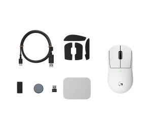 Безжична Мишка Logitech G Pro X Superlight 2c compact, Бяло
