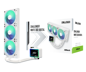 Охладител за процесор ASRock Challenger White 360 Digital