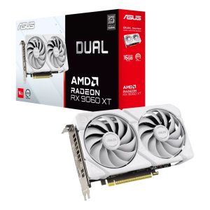 Видео карта Asus Dual RX 9060XT 16GB GDDR6 White
