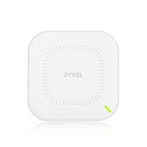 Аксес-пойнт ZyXEL NWA50AX, Standalone / NebulaFlex Wireless Access Point, Single Pack include Power Adaptor, EU and UK, ROHS + Lanberg patch cord CAT.6 FTP 3m, red