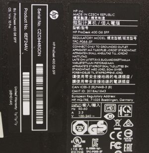 HP ProDesk 400 G6 SFF i5