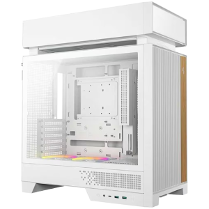DeepCool CL660 WH, Mid Tower, Mini-ITX/Micro-ATX/ATX(Rear Connector), 2xUSB3.0, 1xUSB Type-C, 1xAudio, 2x120mm Pre-Installed ARGB Reverse Fans, Tempered Glass, Mesh Panel, White, R-CL660-WHNNA0-G-1
