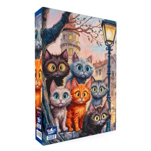 Пъзел Black Sea Котешко приключение – 1000 части