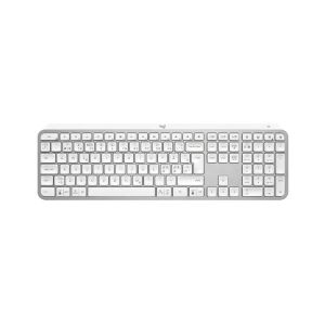 Безжична клавиатура Logitech MX keys S Illuminated, Pale gray