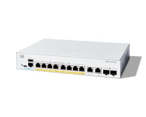 Комутатор Cisco Catalyst 1200 8-port GE, PoE, Ext PS, 2x1G Combo