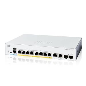 Комутатор Cisco Catalyst 1200 8-port GE, Full PoE, 2x1G Combo