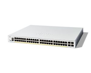 Комутатор Cisco Catalyst 1200 48-port GE, PoE, 4x1G SFP