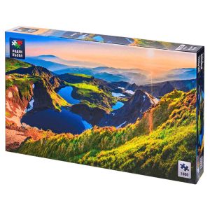 Роден пъзел Седемте Рилски езера – 1000 части