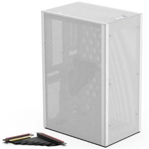 Кутия Ssupd Meshlicious Full Mesh PCIE 4.0 Edition Mini-ITX Case - White