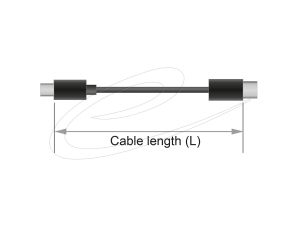 Кабел Delock USB-A 2.0 мъжко - USB-B мъжко, 2 м, Черен
