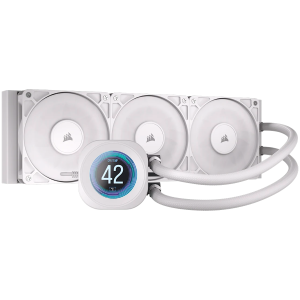 CORSAIR NAUTILUS 360 LCD White, 360mm Radiator, Liquid CPU Cooler