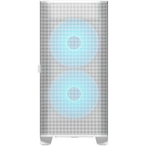 COUGAR AIRFACE FLO RGB PC Case, Mid Tower, White