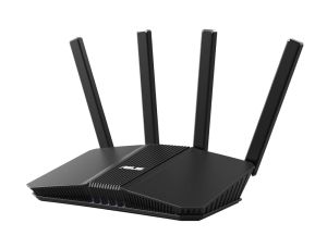Рутер Asus Wireless Router, RT-BE55, BE3600, WiFi 7 AiMesh Extendable Router, 4K-QAM, MLO, 2.5G WAN port, Four 1G ports, Commercial-Grade Network Security, Parental Control, IoT network, Kid's network, VPN network, Black