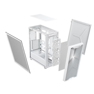 Кутия Corsair 3200D RS Mid-Tower Performance Case - White