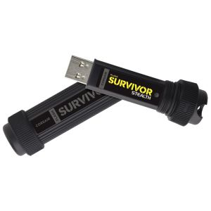 CORSAIR Flash Survivor Stealth USB 3.0 64GB, Military-Style Design