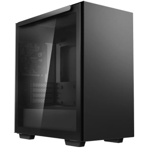 DeepCool MACUBE 110  Mid Tower Case, Mini-ITX / Micro-ATX / ATX / E-ATX, 2xUSB3.0, 1xAudio, ABS+SPCC+Tempered Glass, Mesh Pane R-MACUBE110-BKN GM1N-G-1