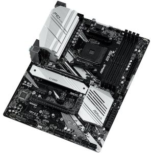 ASROCK Main Board Desktop X570 PRO4 (SAM4,4xDDR4,2xPCI 3.0x16, 2xPCI Ex1,SATA III,2xHyper M.2,USB3.2,GLAN, HDMI,DP) ATX Retail