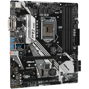 ASROCK Main Board Desktop B365 (S1151, 4xDDR4,2xPCIe x16,1xPCI Ex1, 6 SATA3 ,1x Ultra M.2, M.2 socket, GLAN,VGA,DVI,HDMI,USB 3.1) mATX retail