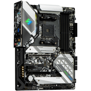 ASROCK Main Board Desktop B550 STEEL LEGEND (AM4, B550, 4x DDR4, 1x PCIe 4.0 x16, 1x PCIe 3.0 x16, 2x PCIe 3.0 x1, 6x SATA, 2x M.2 PCIe Gen4 x4, 1x M.2, 1x DP 1.4, 1x HDMI, 2.5G LAN, 1x USB-C, ATX