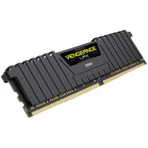 CORSAIR DDR4, 2400MHz 8GB 1x8GB DIMM, 14-16-16-31, XMP 2.0, Vengeance LPX black Heatspreader, Black PCB, 1.2V
