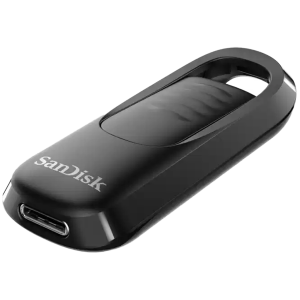 SANDISK Ultra Slider USB Type-C Flash Drive, 128GB USB 3.2 Gen 1 Performance with a Retractable Connector
