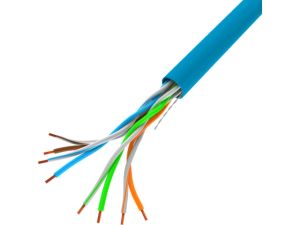Кабел Lanberg LAN Cable CAT.5E UTP 305M Solid Cu Blue Fluke