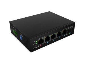 Комутатор Lanberg Switch ILFE-4P-1Ge-1S-90 POE 1 x BT 3 x AT SFP/ETH DIN Unmanagment Fast Ethernet