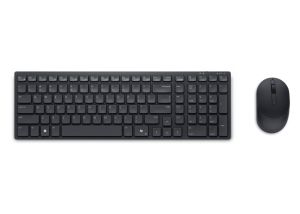 Комплект Dell Pro Compact Silent Keyboard and Mouse - KM555 - US International (QWERTY)