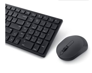 Комплект Dell Pro Compact Silent Keyboard and Mouse - KM555 - US International (QWERTY)