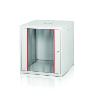 Комуникационен шкаф Formrack 19" Wall Mounted rack 9U 555/560mm, removable locking sides, height: 460mm, loading capacity: 100kg., tempered glass door, 19" front and back rails