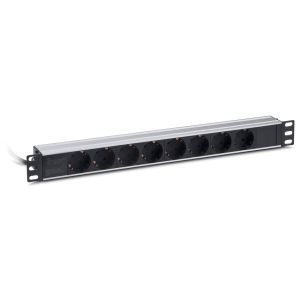 Филтър Formrack 19" 8 way power outlet strip (Schuko)  Aluminium 1U