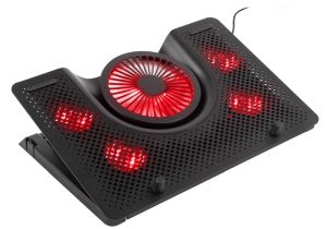 Стойка Genesis Laptop Cooling Pad Oxid 550 15.6-17.3 5 Fans, Led Light, 1 Usb