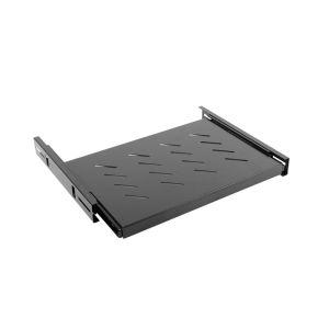 Аксесоар Lanberg 19" sliding shelf 1U / 463x350mm, max load capacity up to 18kg, black