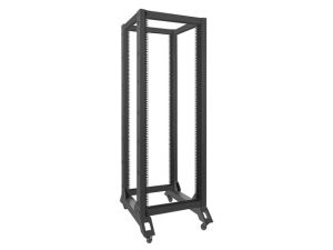 Комуникационен шкаф Lanberg open rack 32U  600x800, black