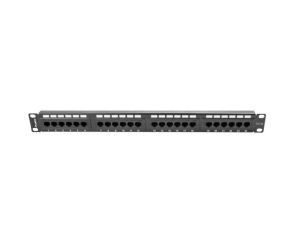 Пач панел Lanberg patch panel 24 port 1U CAT.5E, black