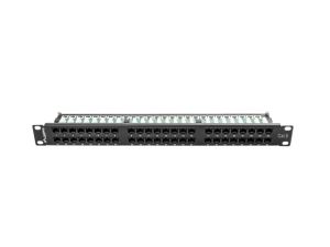 Пач панел Lanberg patch panel 48 port 1U CAT.6, black