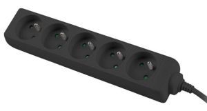 Разклонител Lanberg power strip 1m, 5 sockets, for UPS system
