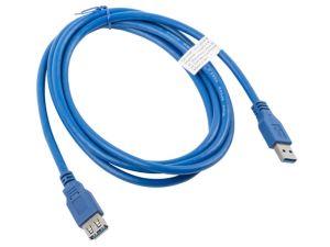 Кабел Lanberg extension cable USB 3.0 AM-AF, 1.8m, blue