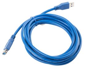 Кабел Lanberg extension cable USB 3.0 AM-AF, 3m, blue