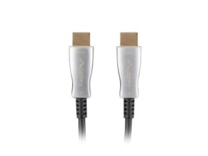 Кабел Lanberg HDMI M/M v2.0 cable 20m optical black aoc