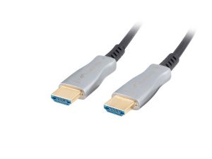 Кабел Lanberg HDMI M/M v2.0 cable 50m optical black aoc
