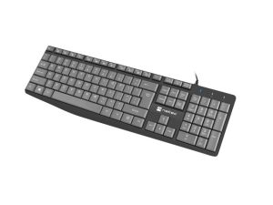 Клавиатура Natec keyboard Nautilus SLIM Black-Grey US layout