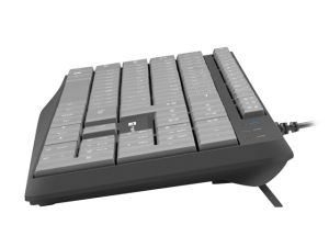Клавиатура Natec keyboard Nautilus SLIM Black-Grey US layout